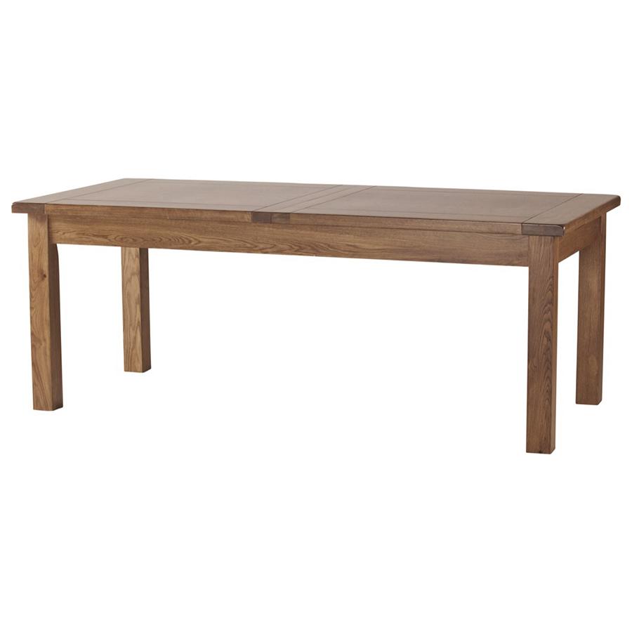 Sherwood Dark Solid Oak Large Extending Table